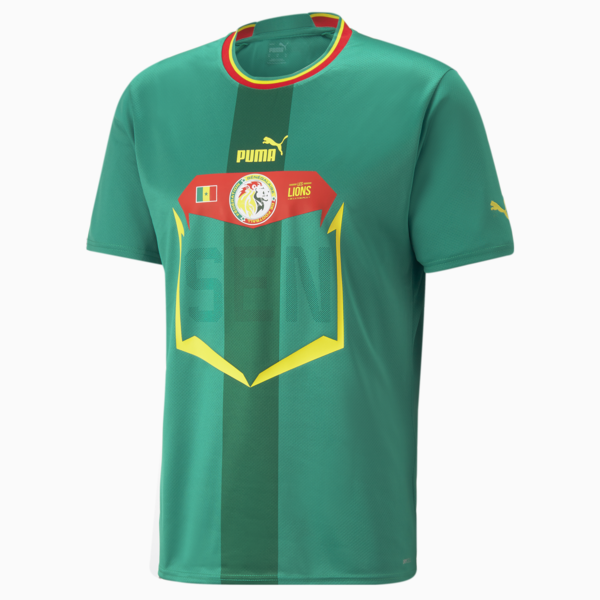 Senegal Away 2024 Jersey Men, Pepper Green-Puma Red, large-ZAF