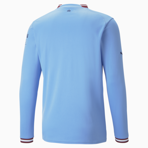 Manchester City F.C. Home 22/23 Long Sleeve Replica Jersey Men, Team Light Blue-Intense Red, large-ZAF