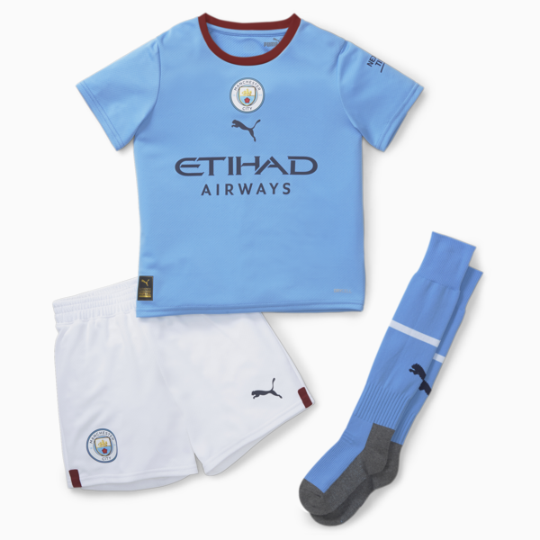 Manchester City F.C. Home 22/23 Mini Kit, Team Light Blue-Intense Red, large-ZAF