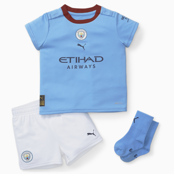 Manchester City F.C. Home 22/23 Baby Kit, Team Light Blue-Intense Red, large-ZAF