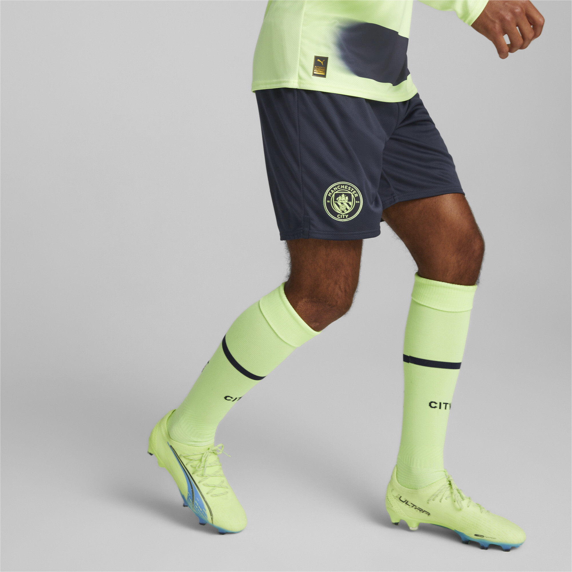 Puma Manchester City F.C. 22/23 Replik-Shorts Herren | Mit Plain | Parisian Night/Fizzy Light | Größe: S