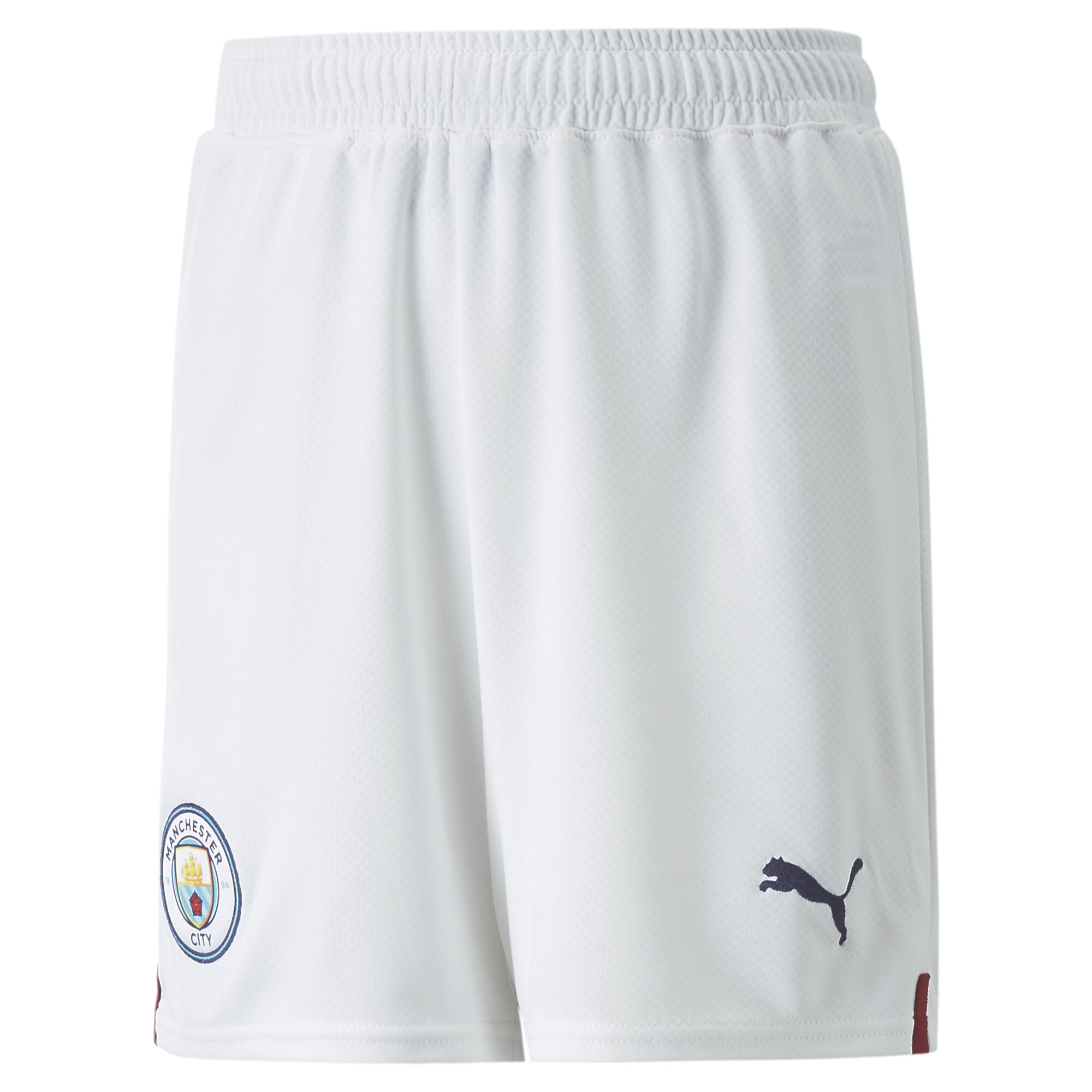 Men's Puma Manchester City F.C. 22/23 Replica Shorts Youth, White, Size 9-10Y, Clothing