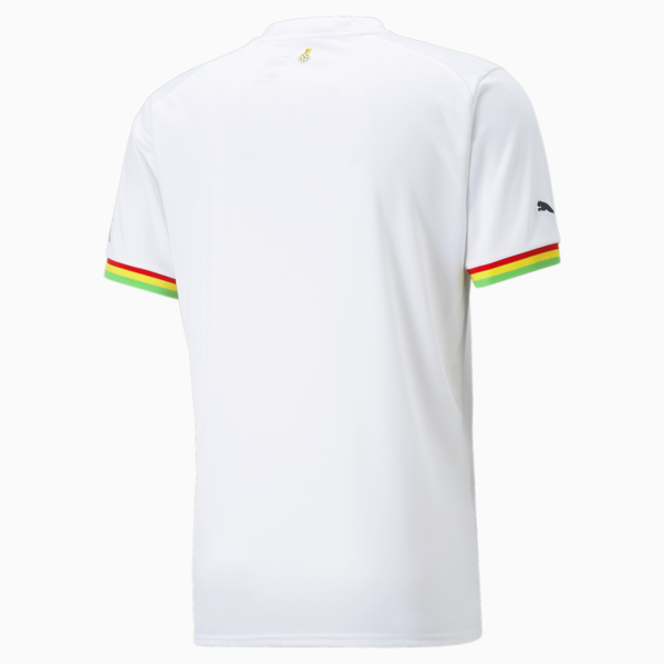 Ghana 2024 Home Jersey Men, Puma White-Puma Black, large-ZAF