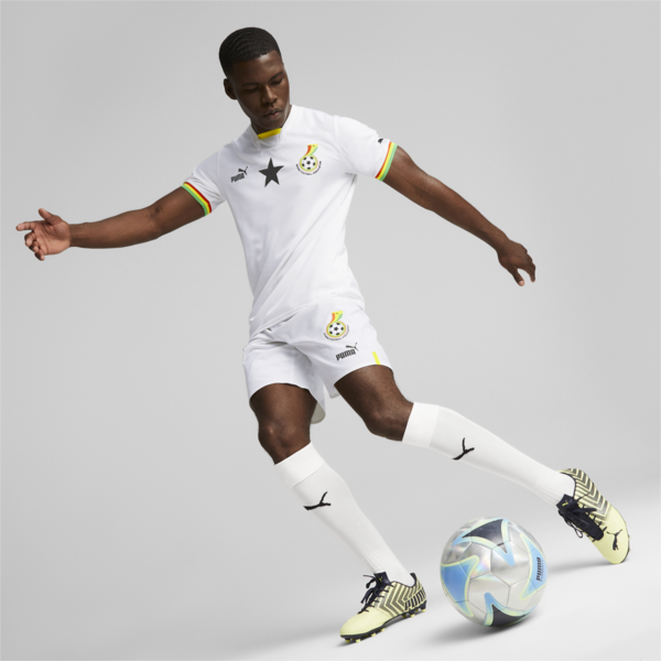 Ghana 2024 Home Jersey Men, Puma White-Puma Black, large-ZAF