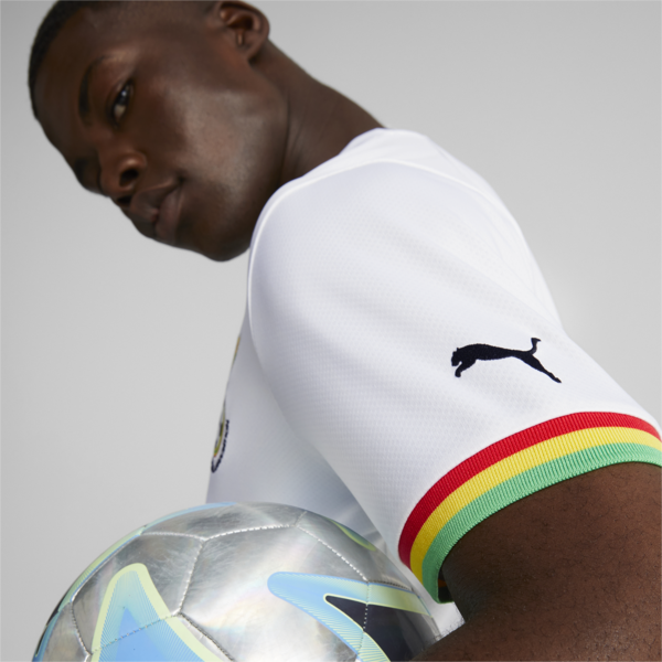 Ghana 2024 Home Jersey Men, Puma White-Puma Black, large-ZAF
