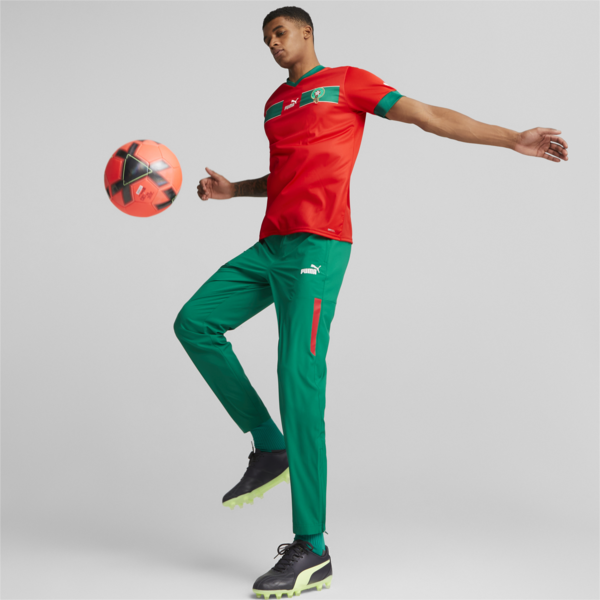 Morocco 2024 Home Jersey Men, Puma Red-Power Green, large-ZAF