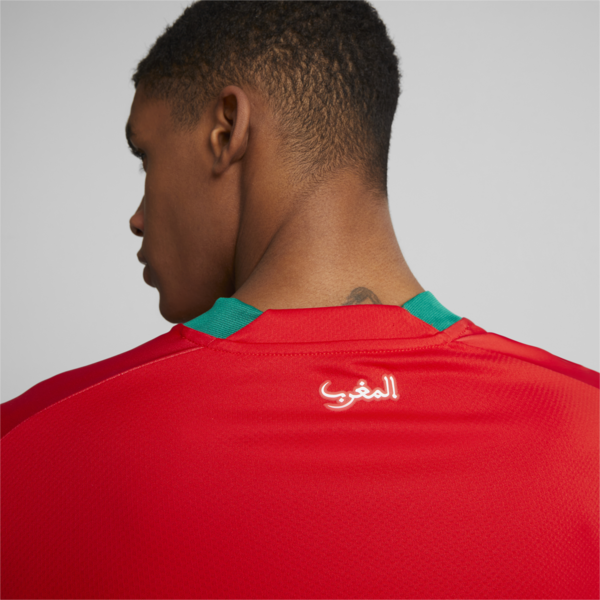 Morocco 2024 Home Jersey Men, Puma Red-Power Green, large-ZAF
