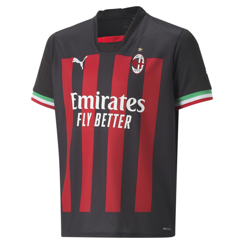 

PUMA A.C. Milan Home 22/23 Replica Jersey Youth Regular Fit, Black/red