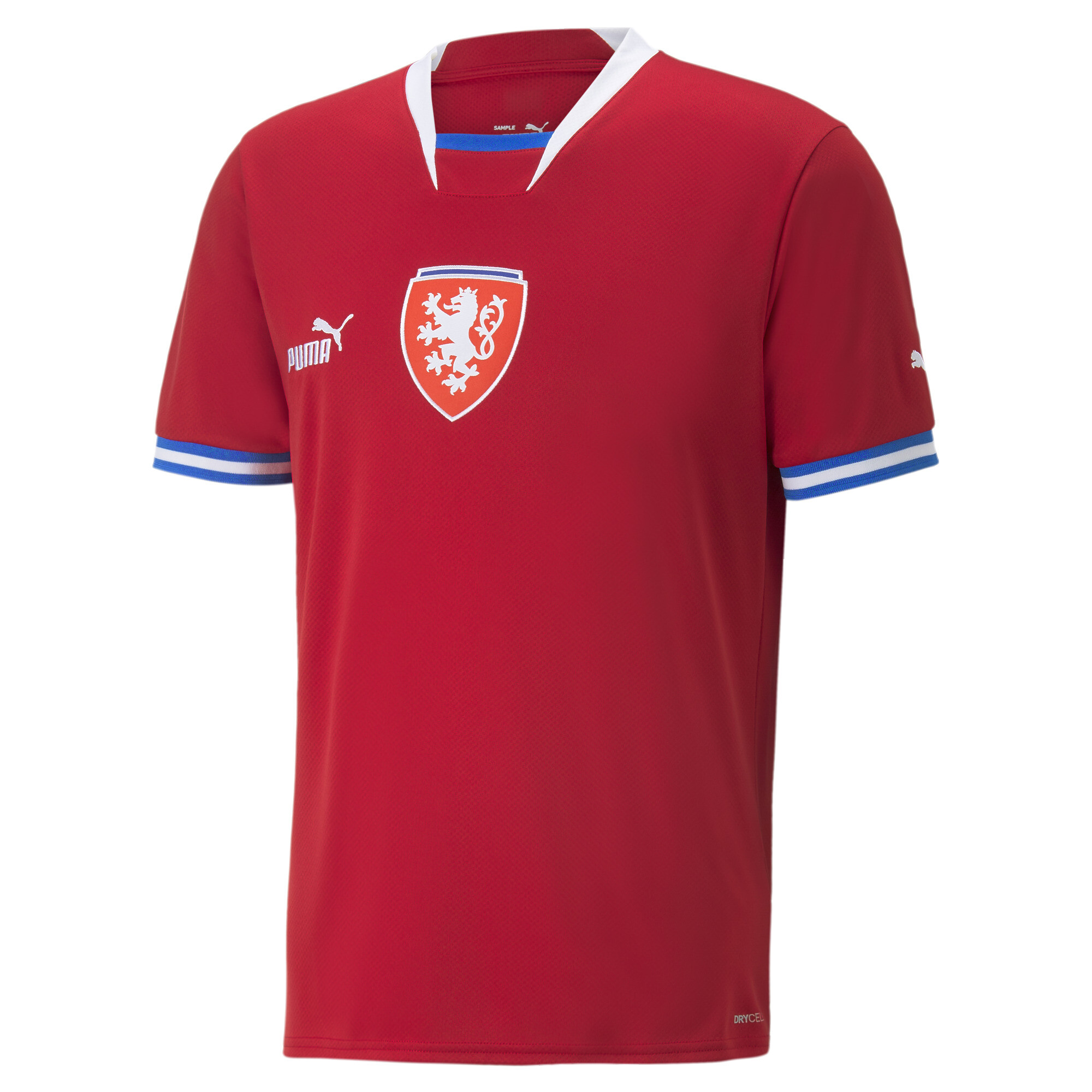 Men's Puma Czech Republic 2024 Home Jersey, Red, Size XXL, Clothing