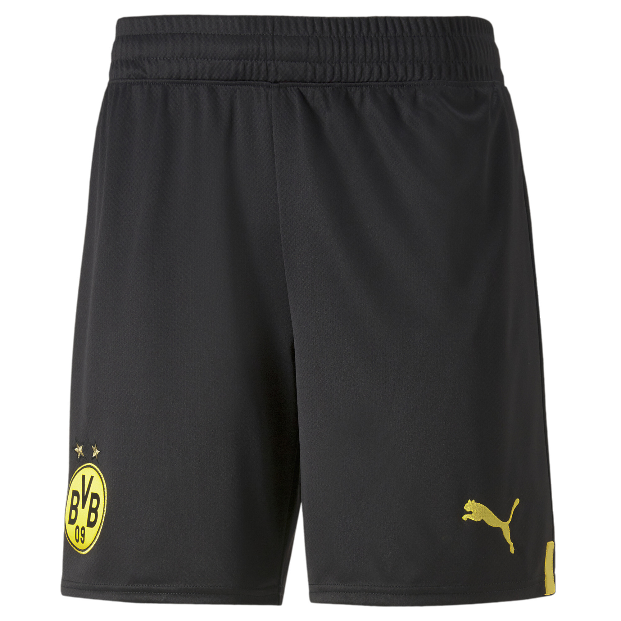 Men's Puma Borussia Dortmund 22/23 Replica Shorts, Black, Size M, Clothing