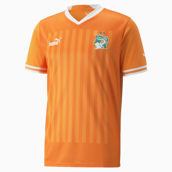 Ivory Coast Home 22/23 Replica Jersey Men, Vibrant Orange-Puma White, large-ZAF