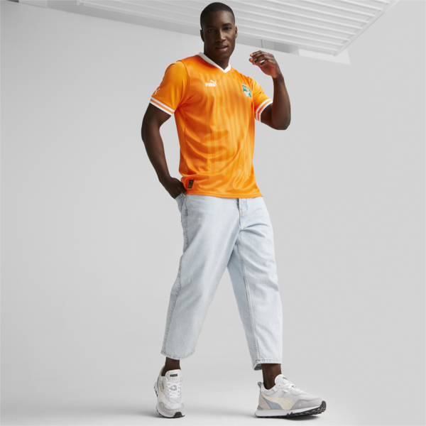 Ivory Coast Home 22/23 Replica Jersey Men, Vibrant Orange-Puma White, large-ZAF