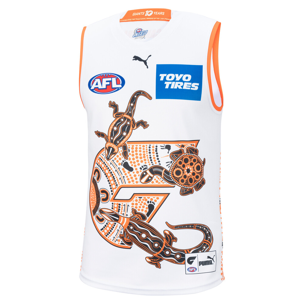 Image PUMA GWS Giants Mens Replica Indigenous Guernsey #1