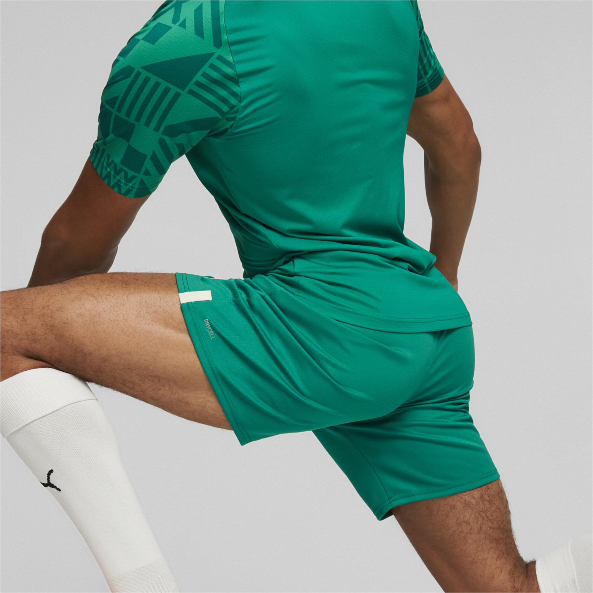 Men's Puma Borussia MÃ¶nchengladbach 22/23 Replica Shorts, Green, Size M, Clothing