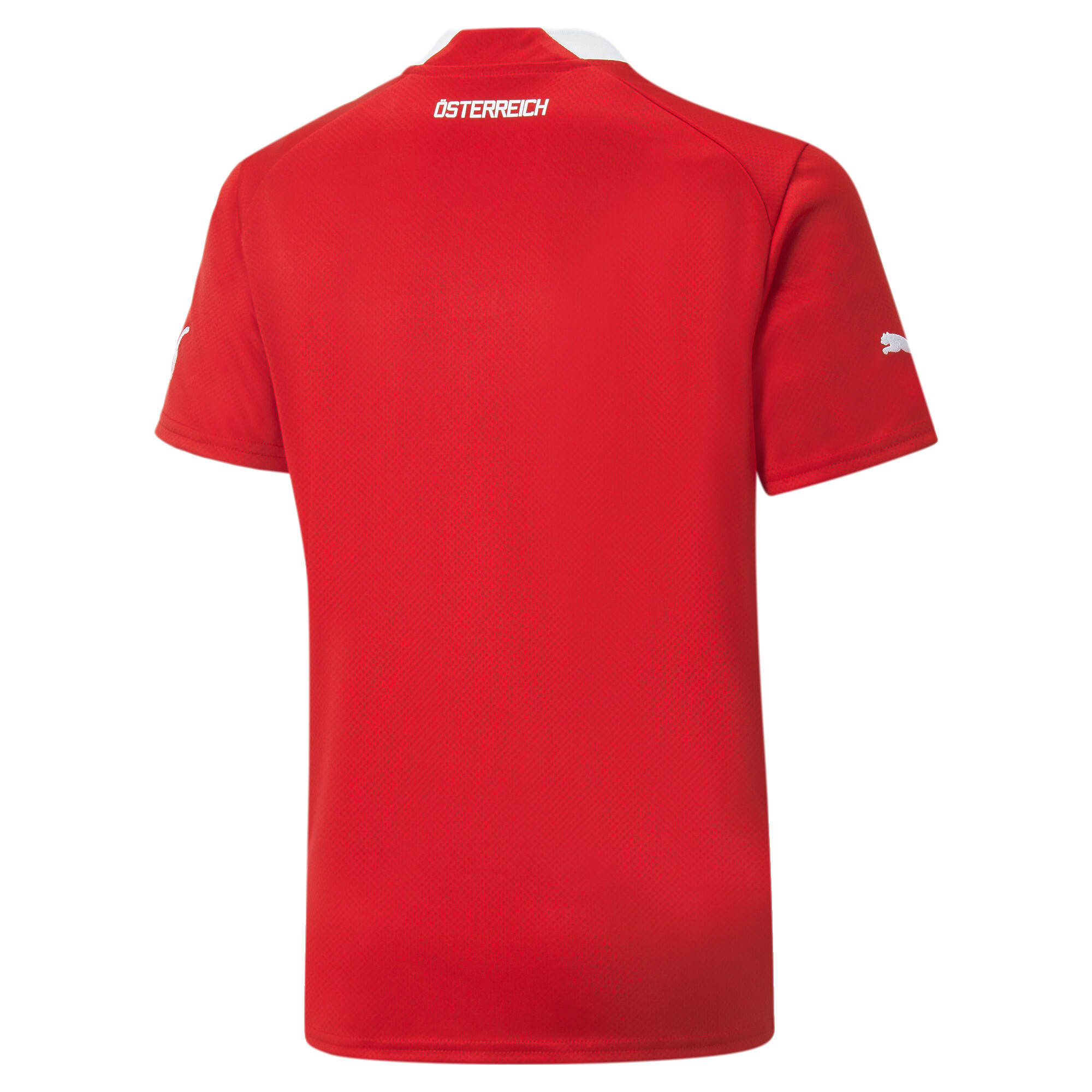 Men's Puma Austria Home 22/23 Replica Jersey Youth, Red, Size 5-6Y, Clothing