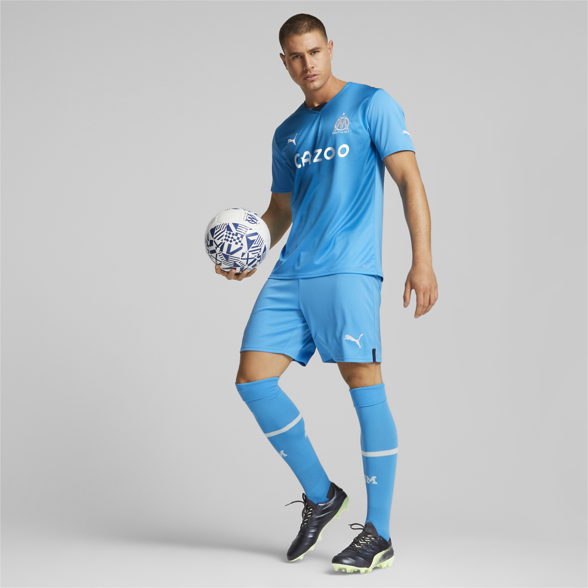 Puma Olympique de Marseille 22/23 Replik-Alternativtrikot Herren | Mit Color Gradient | Azure | Größe: XS