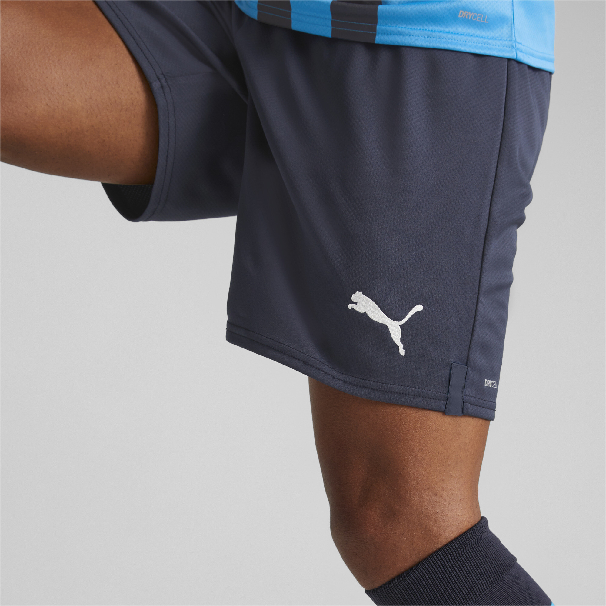 Men's Puma Stade Rennais F.C. 22/23 Replica Shorts, Blue, Size XXL, Clothing