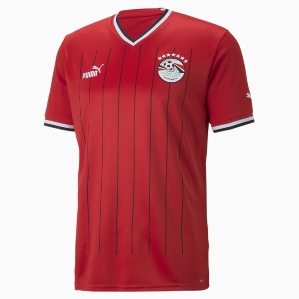 Egypt 2024 Home Replica Jersey Men, Tango Red -PUMA White, large-ZAF