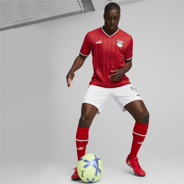 Egypt 2024 Home Replica Jersey Men, Tango Red -PUMA White, large-ZAF