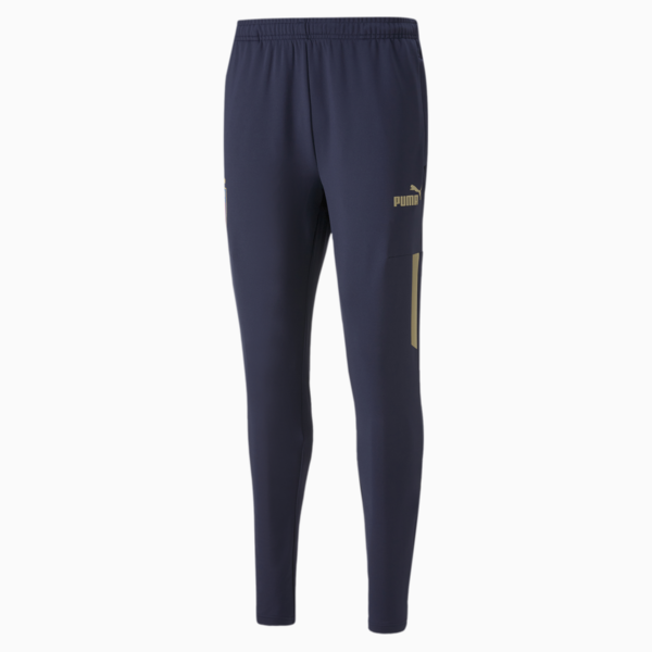 Italy Football Pre-match Pants Men, Peacoat-Puma Team Gold, large-ZAF