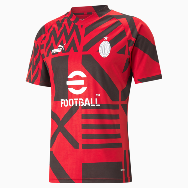 A.C. Milan Football Pre-match Jersey Men, Tango Red, large-ZAF
