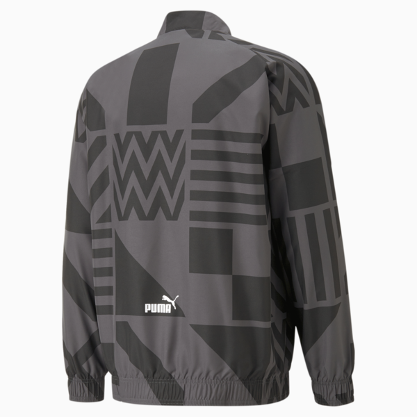 A.C. Milan Pre-match Football Jacket Men, Puma Black-Asphalt, large-ZAF