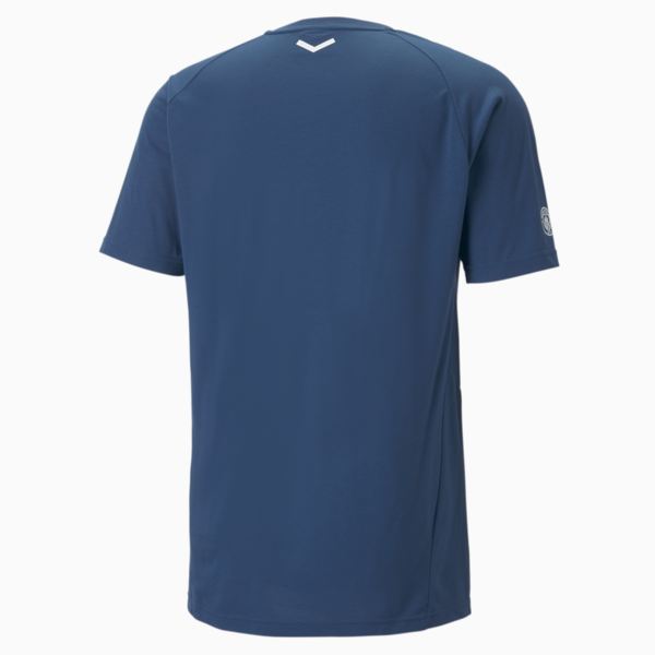 Manchester City F.C. Casuals Football Tee Men, Sailing Blue-Puma White, large-ZAF