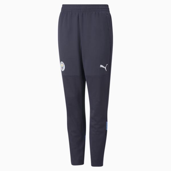 Manchester City F.C. Football Training Pants Youth, Parisian Night-Team Light Blue, large-ZAF