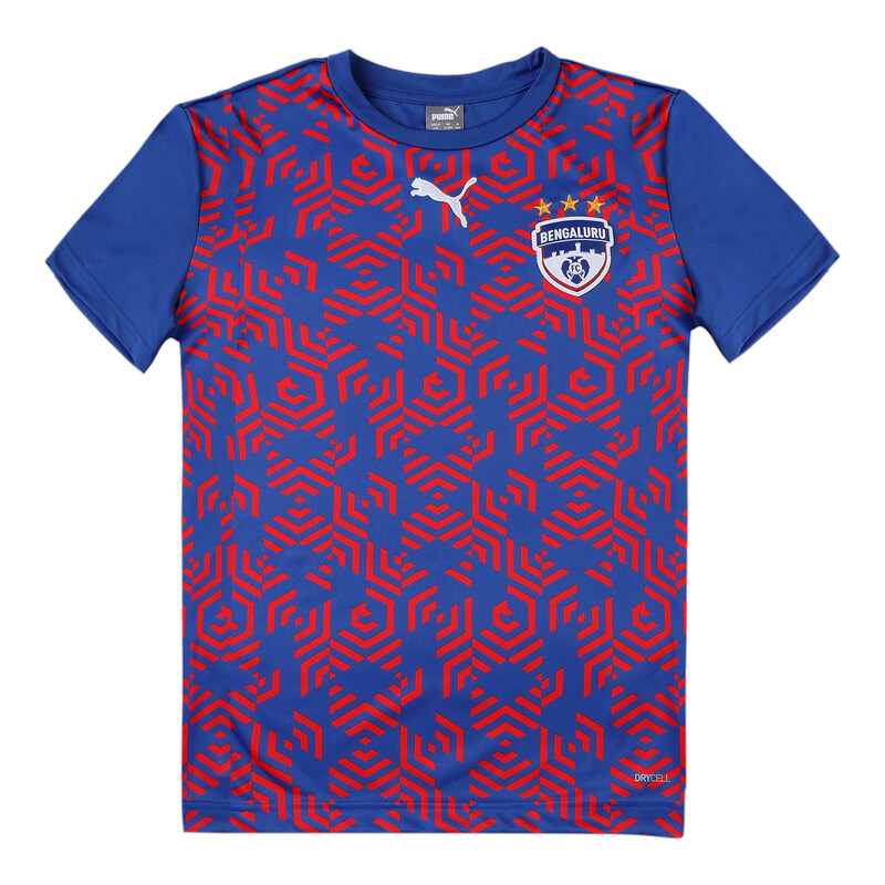 

PUMA BFC Home Kit Kid's Football T-Shirt, Black/blue