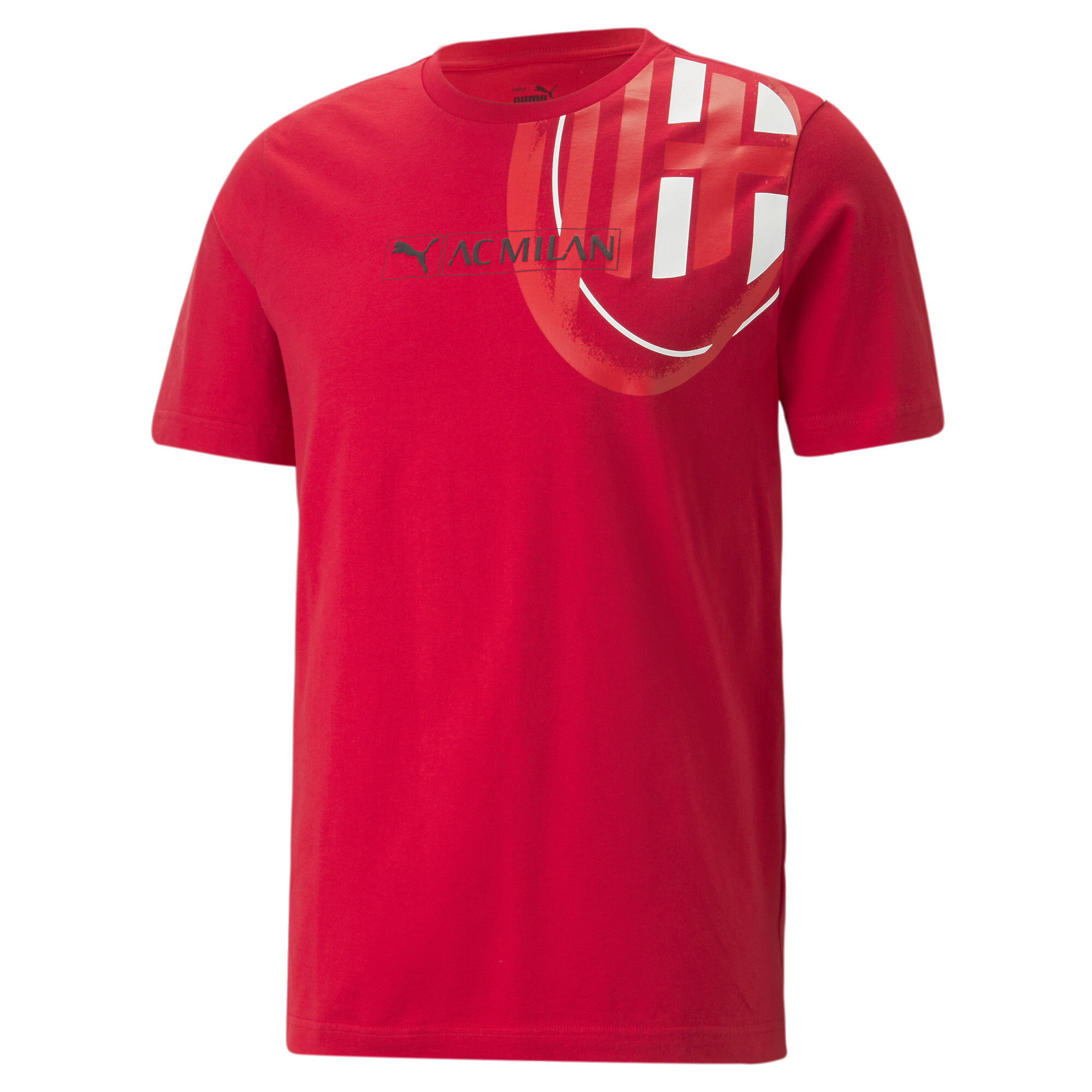 30%OFF！ プーマ メンズ ACミラン ACM フットボールレガシー 半袖 Tシャツ メンズ Tango Red -PUMA Black ｜PUMA.comの画像