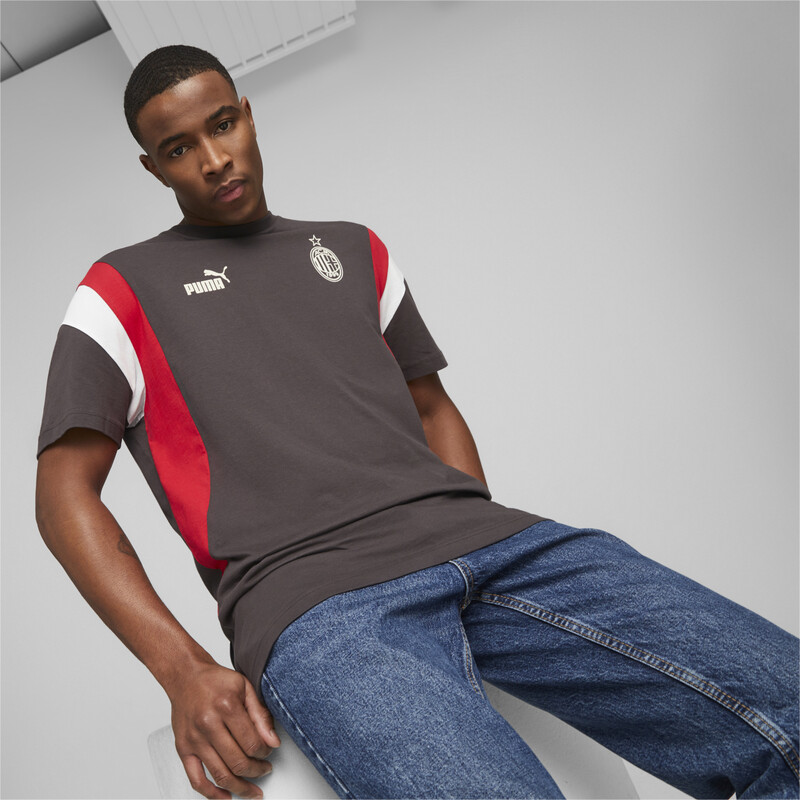 

Men's PUMA A.C Milan Ftbl Archive Relaxed Fit T-Shirt