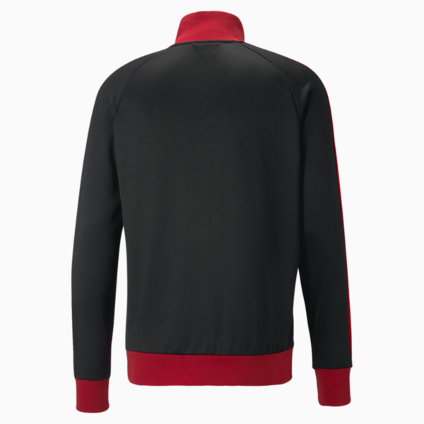 A.C. Milan FtblHeritage T7 Track Jacket Men, PUMA Black-Tango Red, large-ZAF