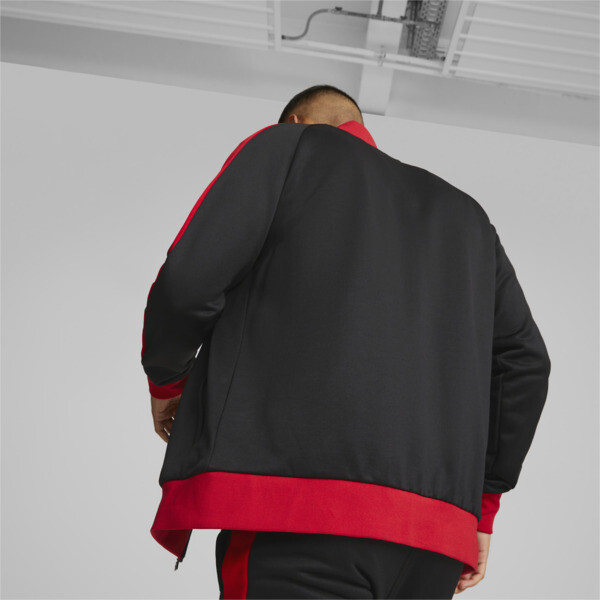 Puma black and red track jacket sales