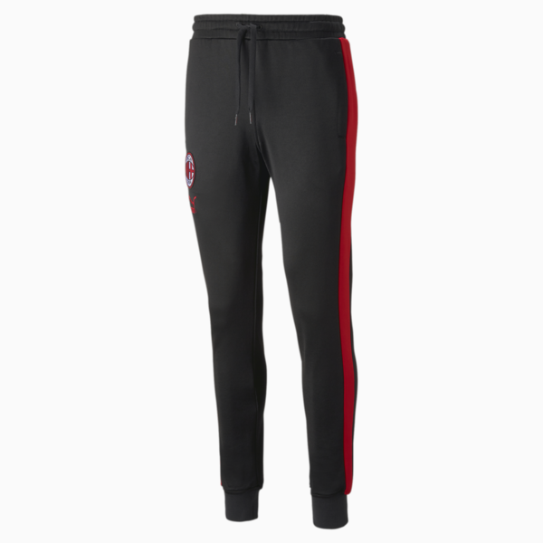 A.C. Milan ftblHeritage T7 Track Pants Men, PUMA Black-Tango Red, large-ZAF