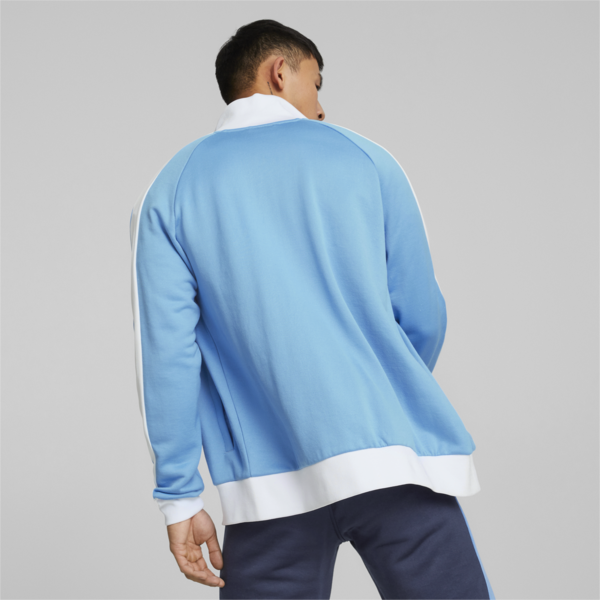 Manchester City F.C. ftblHeritage T7 Track Jacket Men, Team Light Blue-PUMA White, large-ZAF