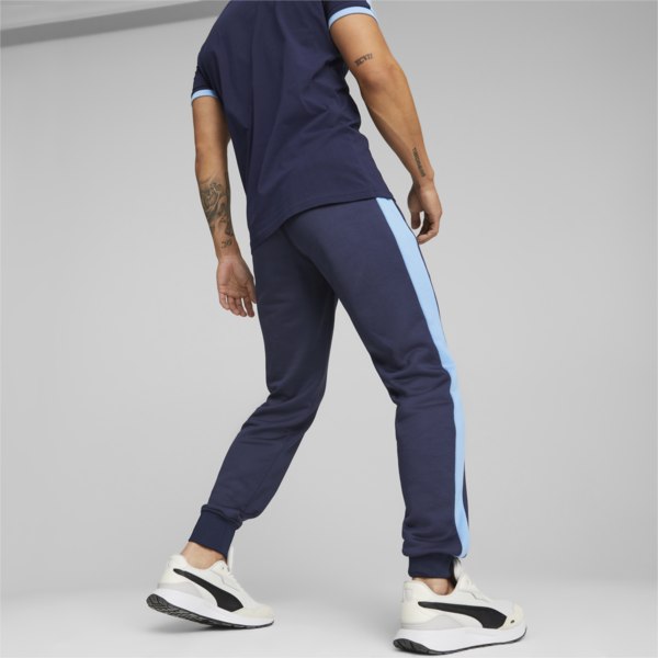 Manchester City F.C. ftblHeritage T7 Track Pants Men, PUMA Navy-Team Light Blue, large-ZAF