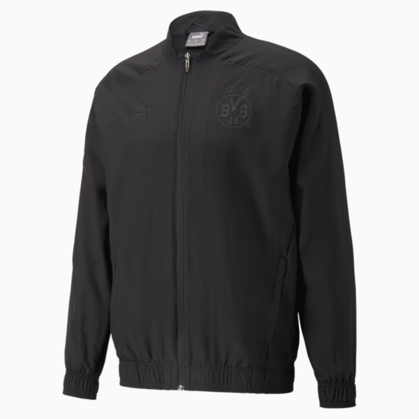 Borussia Dortmund Pre-match Jacket Men, PUMA Black, large-ZAF