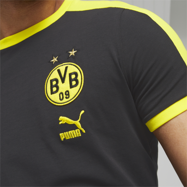 Borussia Dortmund ftblHeritage T7 Tee Men, PUMA Black, large-ZAF