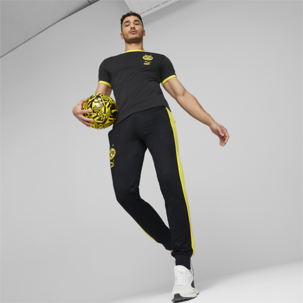 Borussia Dortmund ftblHeritage T7 Tee Men, PUMA Black, large-ZAF