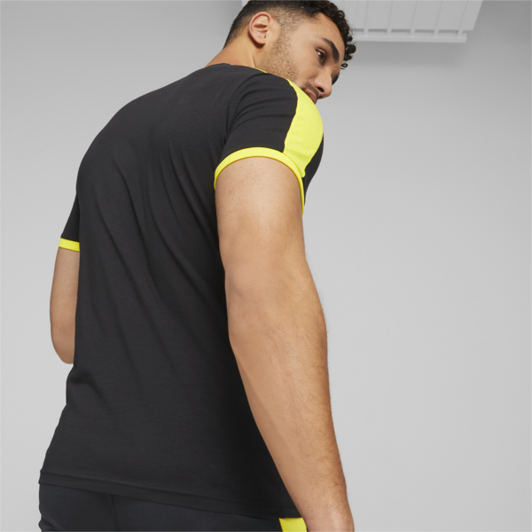 Borussia Dortmund ftblHeritage T7 Tee Men, PUMA Black, large-ZAF