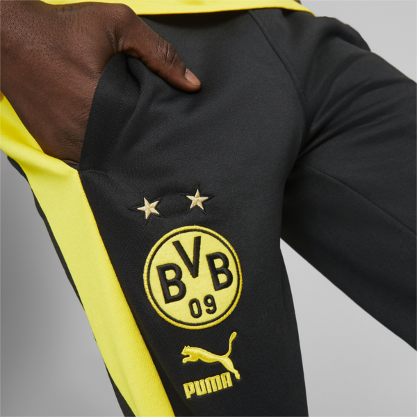 Borussia Dortmund ftblHeritage T7 Track Pants Men, PUMA Black, large-ZAF