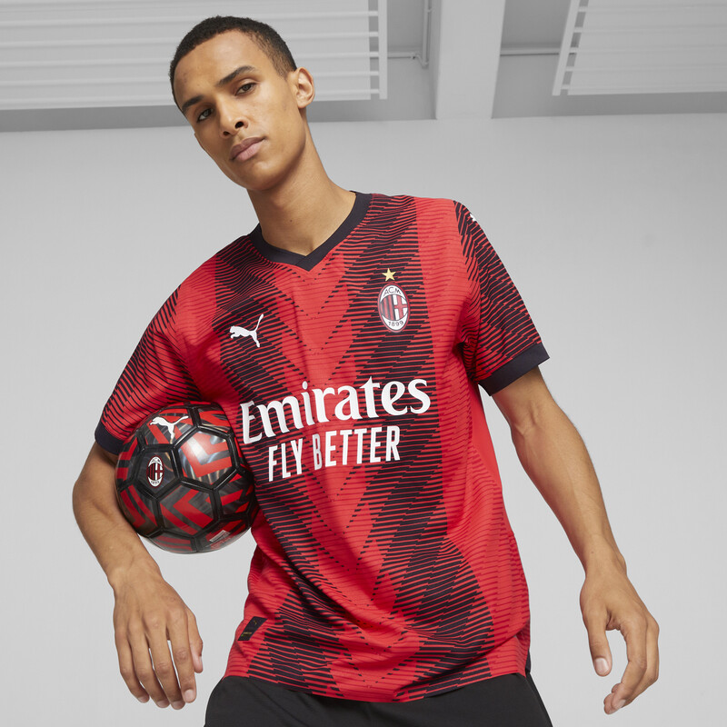

Men's PUMA AC Milan 23/24 Home Authentic Football Jersey