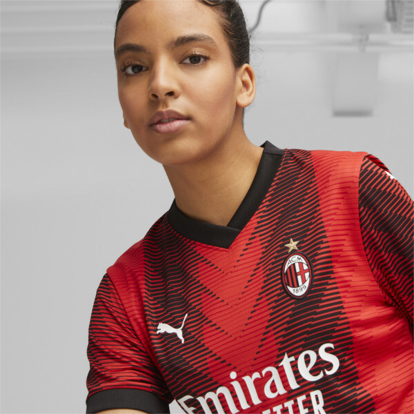 AC Milan 23/24 Women's Home Jersey, For All Time Red-PUMA Black, large-ZAF