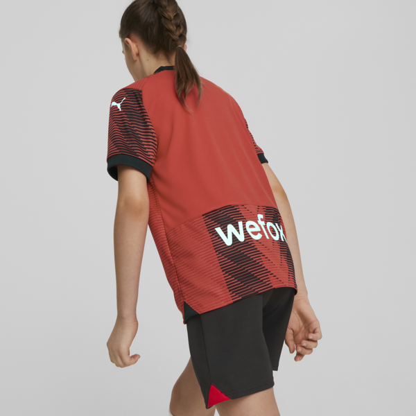 AC Milan 23/24 Youth Home Jersey, For All Time Red-PUMA Black, large-ZAF