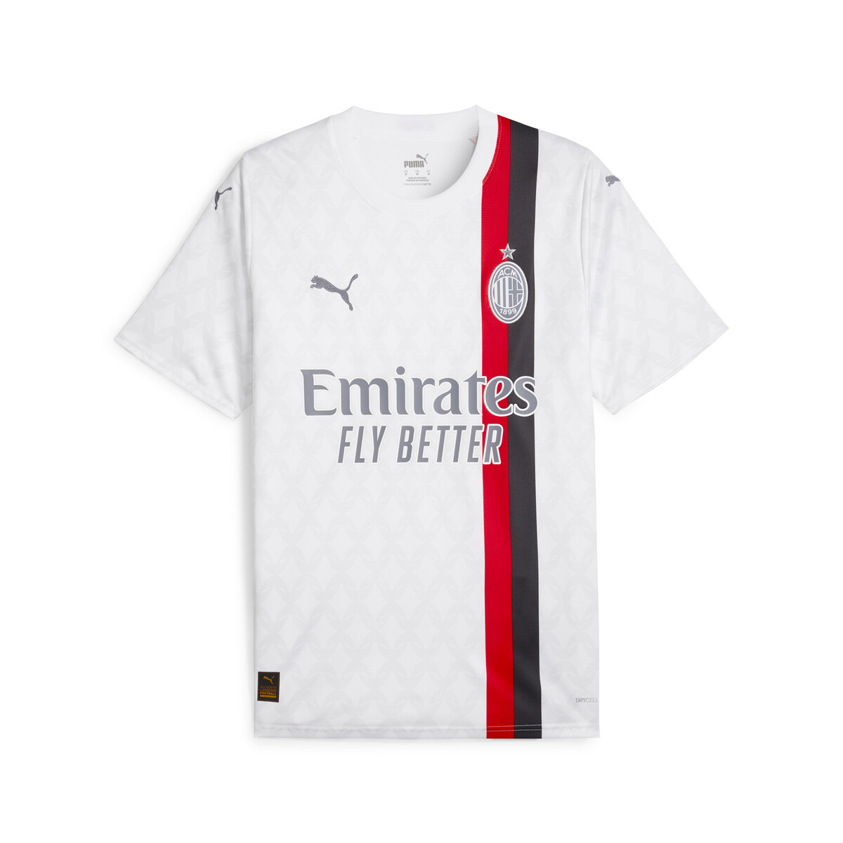 AC Milan 23/24 Away Jersey Men in White/Feather Gray by PUMA, 3XL