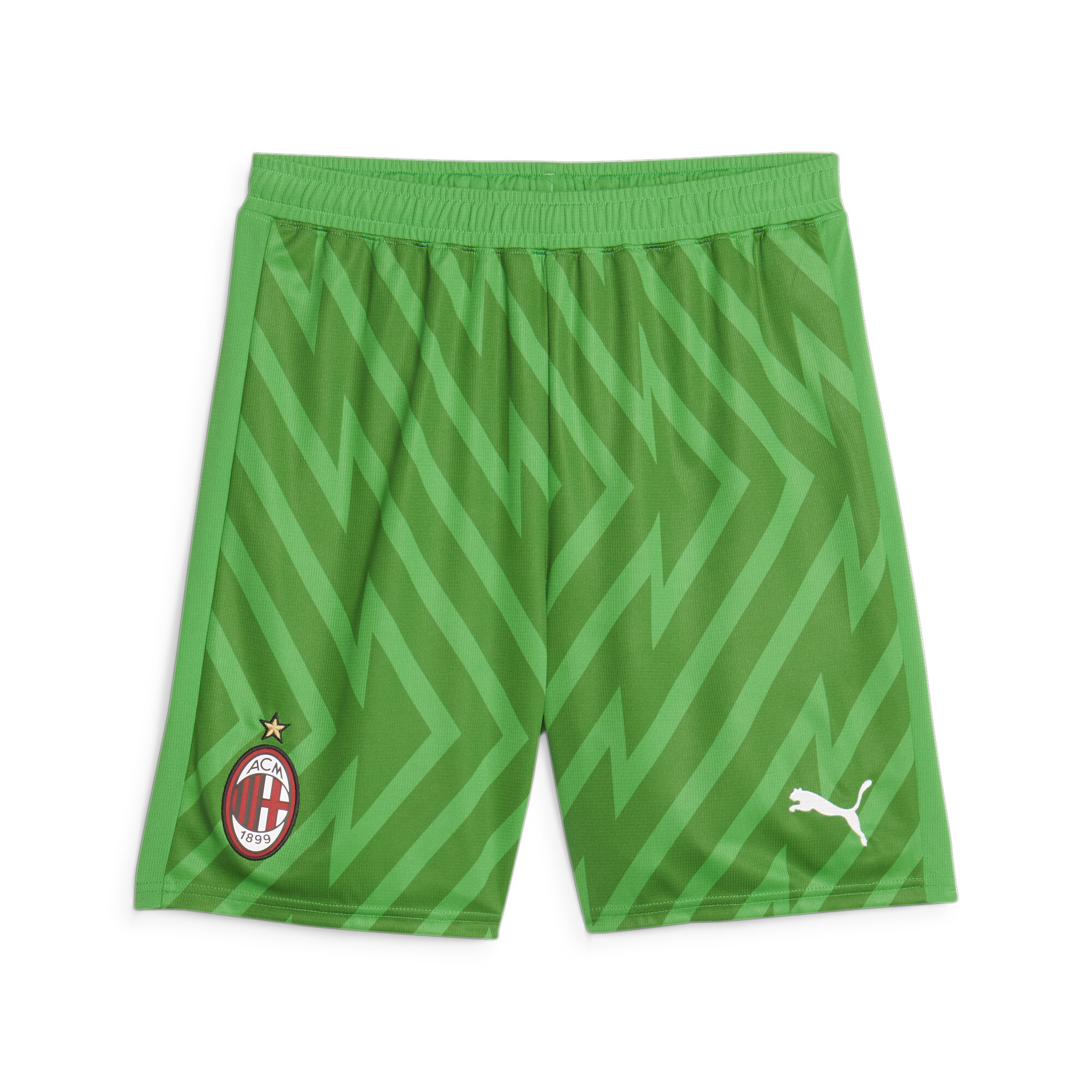 Men's Puma AC Milan Goalkeeper Shorts, Green, Size M, Clothing