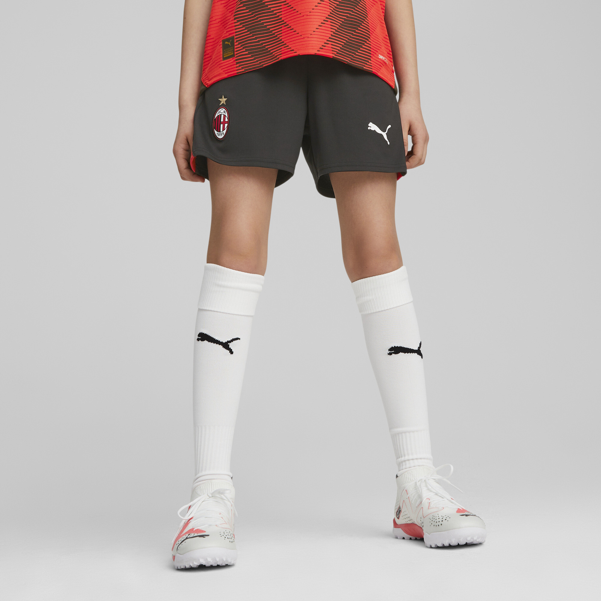 AC Milan Youth Football Shorts | Age 8-16 Years | PUMA