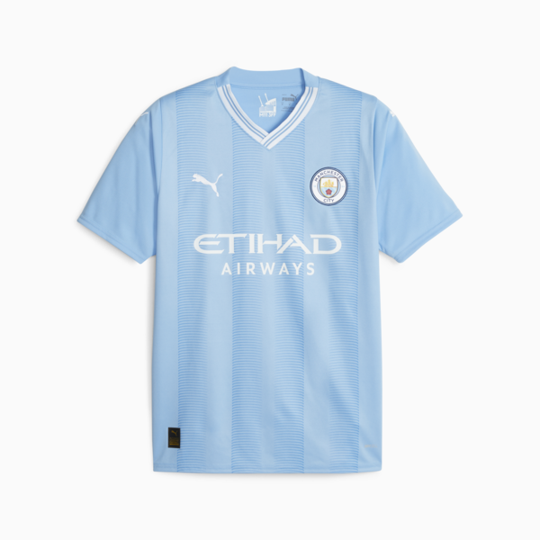 Jersey Manchester City 23-24 réplica local para hombre, Team Light Blue-PUMA White, large-MEX