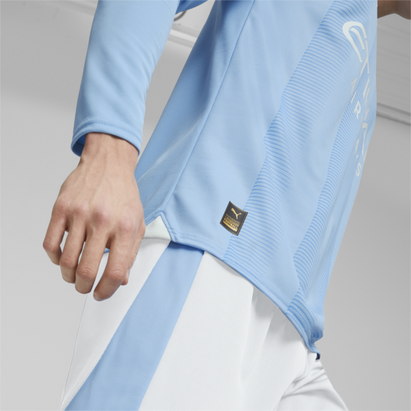 Manchester City F.C. Home Replica Long-Sleeve Jersey Men, Team Light Blue-PUMA White, large-ZAF