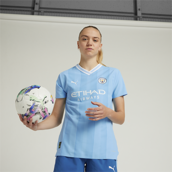 Manchester City 23/24 Women's Home Jersey, Team Light Blue-PUMA White, large-ZAF